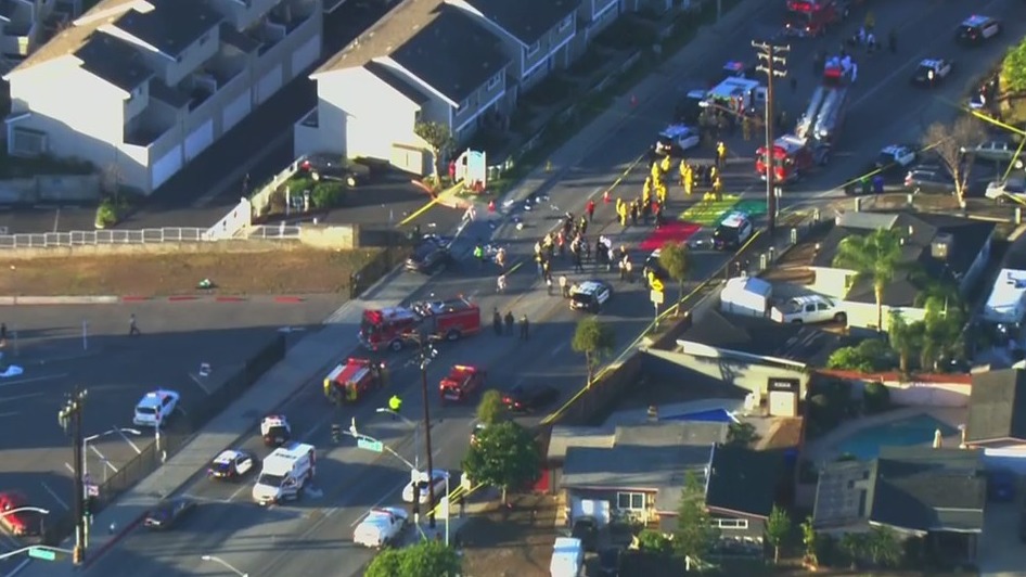 11 in critical condition after car hits sheriff's recruits