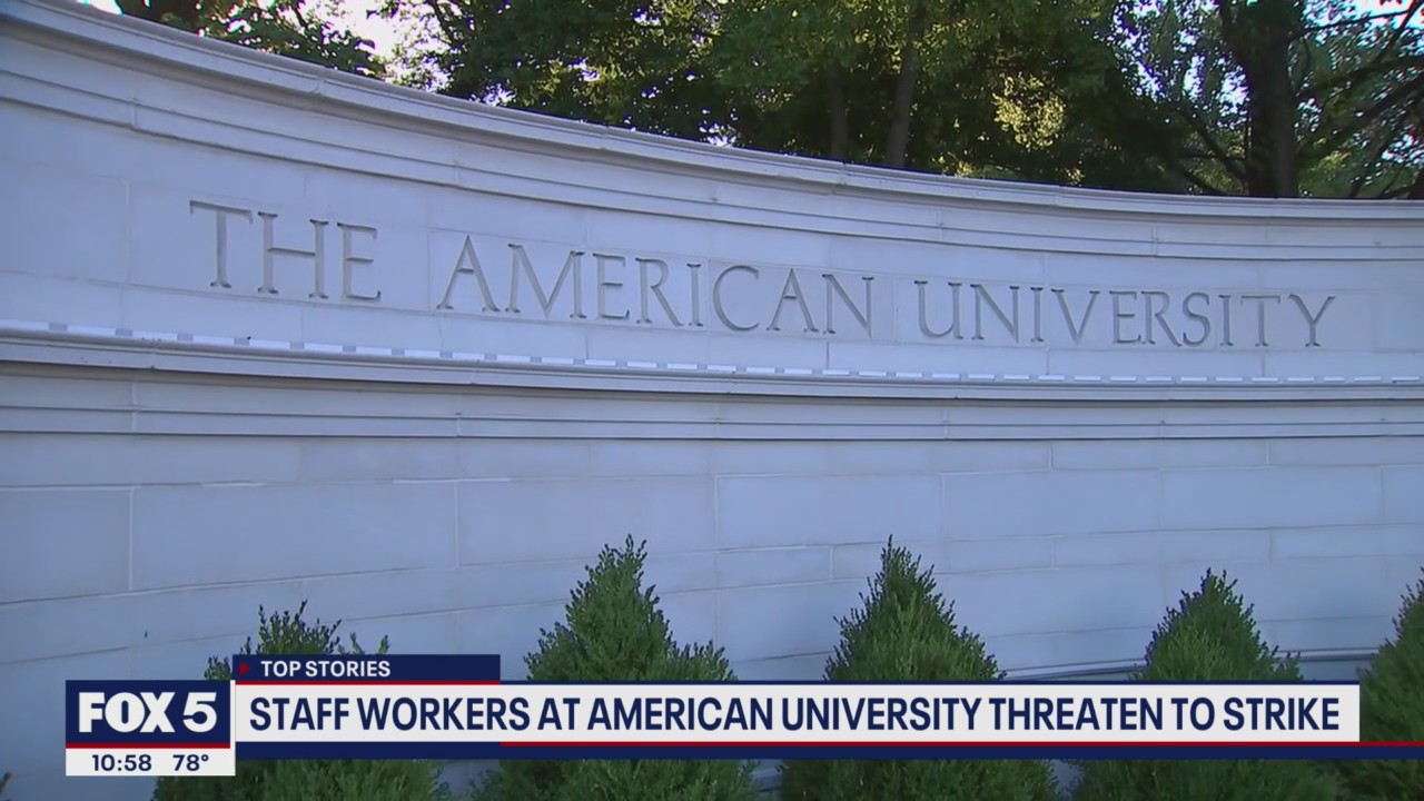 Staff workers at American University threaten to strike