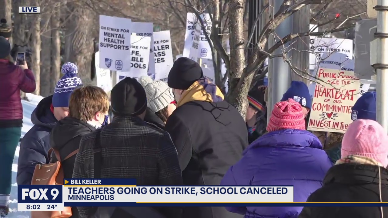 Minneapolis teachers on strike