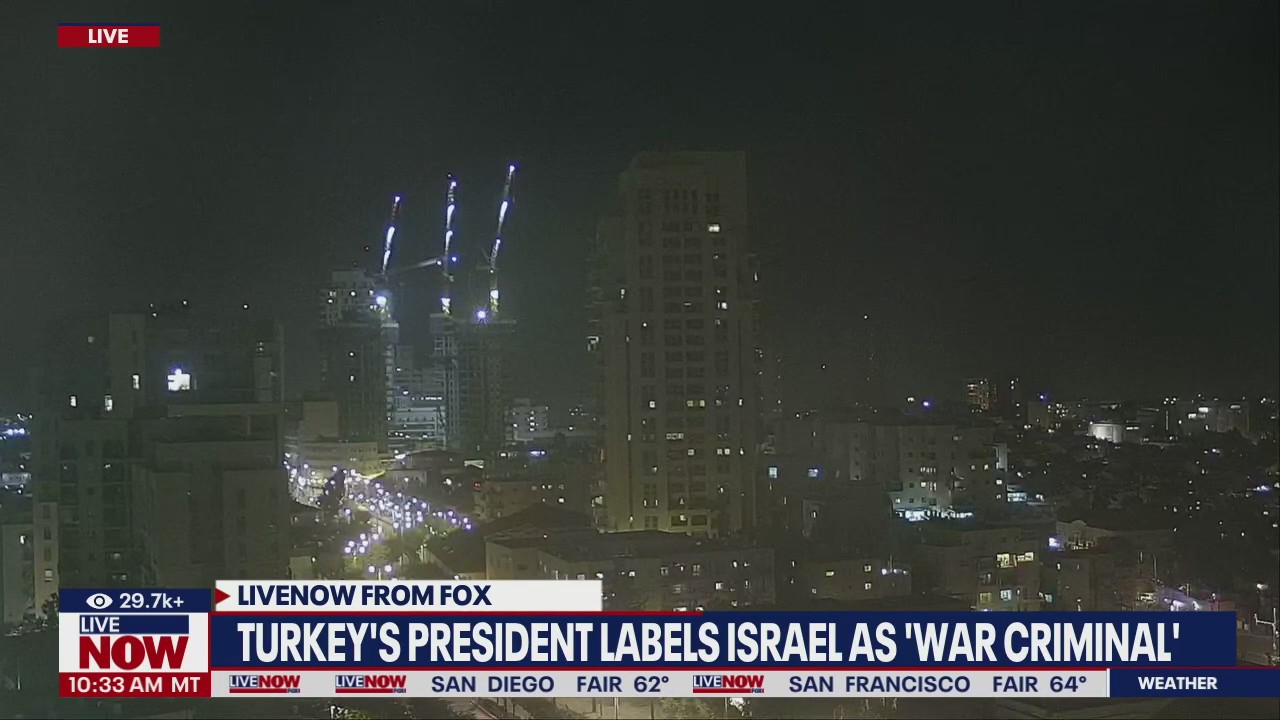 Turkey's president calls Israel a 'war criminal'