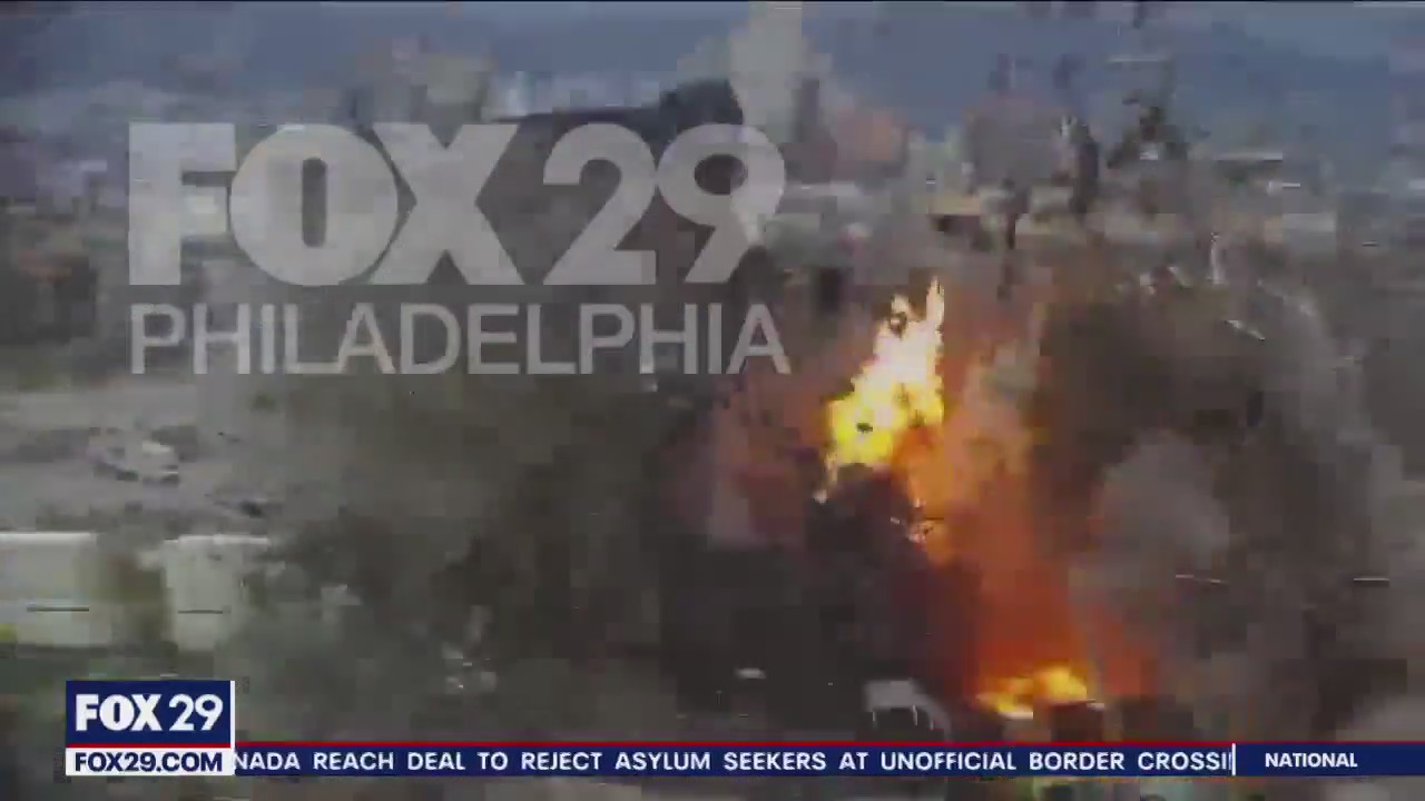 Watch: Building explosion in West Reading triggers multi-alarm fire