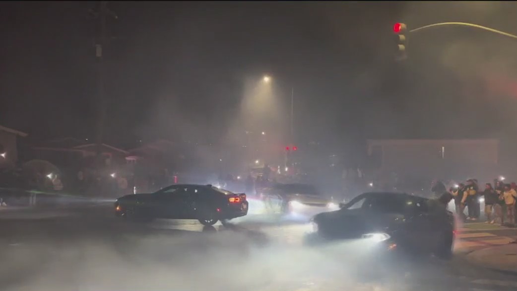 Sideshows take over streets in multiple Bay Area cities overnight