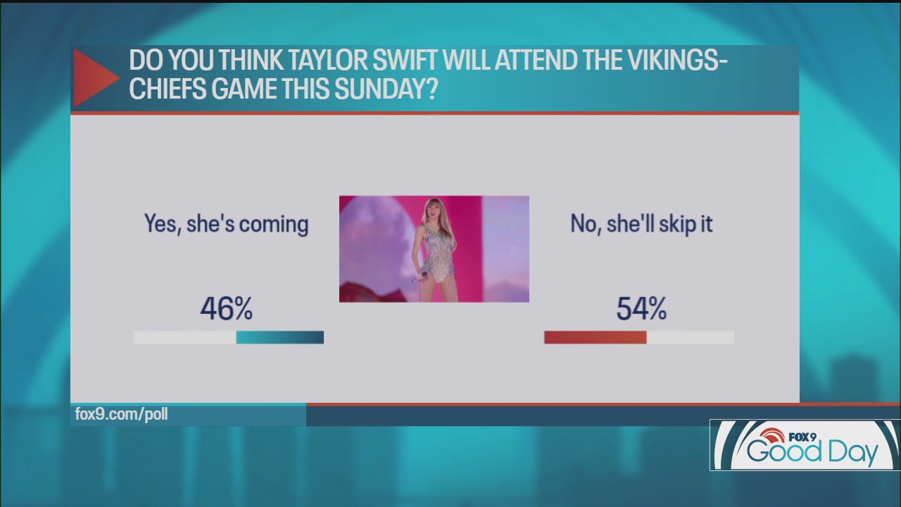 Will Taylor Swift be at the Vikings-Chiefs game in Minneapolis