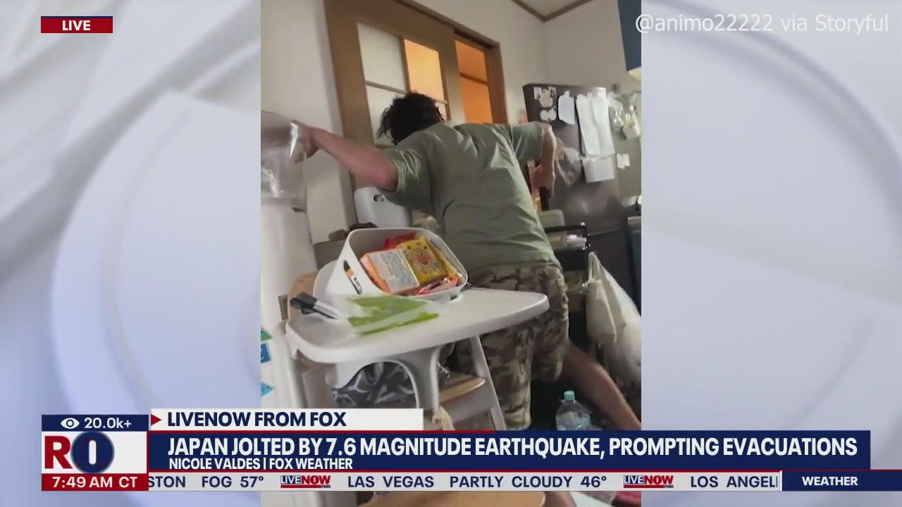Earthquake strikes Japan, tsunami warnings underway