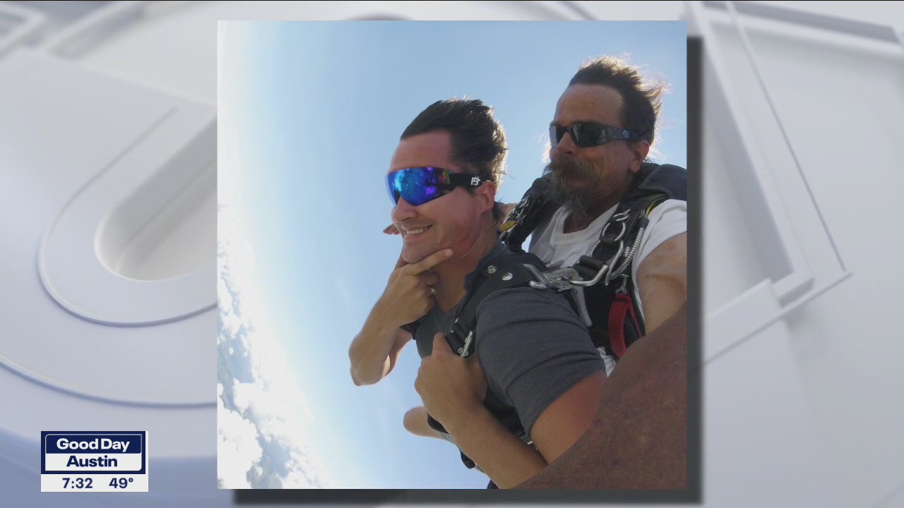 Steven Sarabia goes skydiving