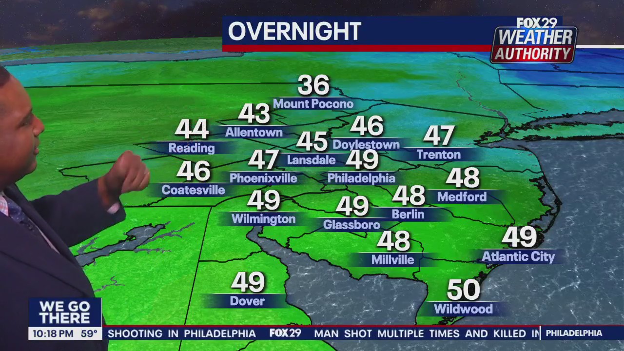 Weather Authority: 10 p.m. Thursday forecast