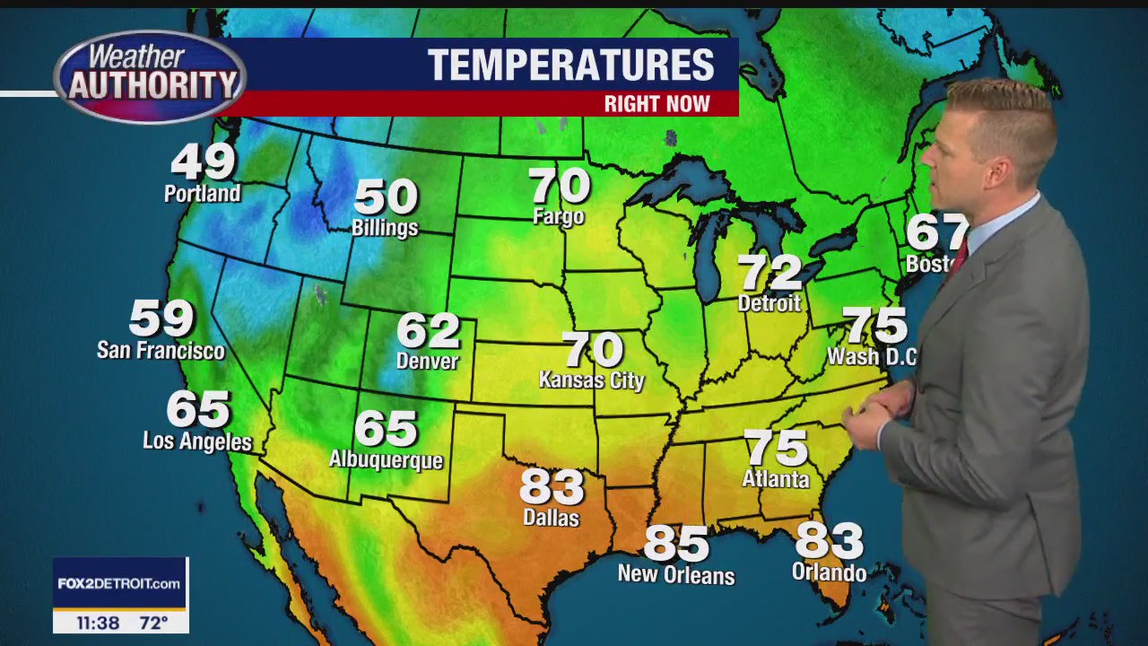 Some clouds today but the temps climb