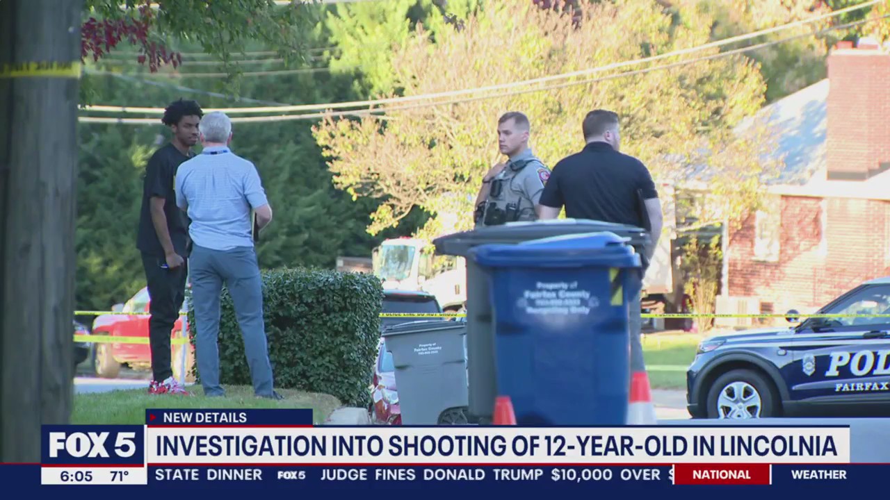 Fairfax County police continue search for suspect who shot 12-year-old
