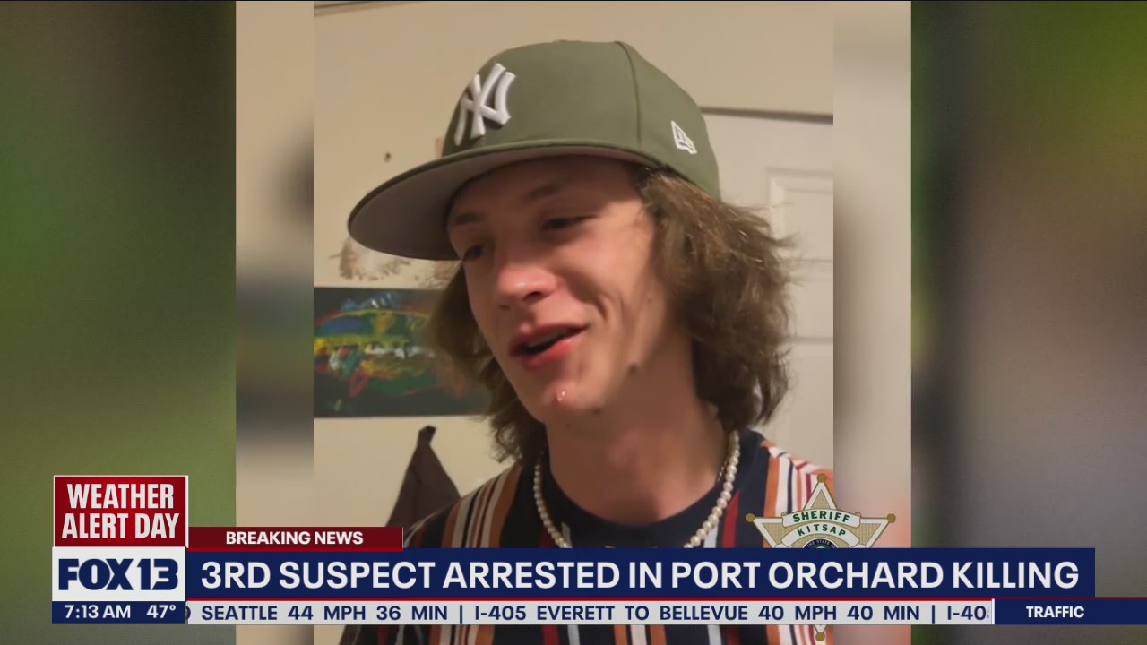 3rd suspect arrested in connection with death of Port Orchard man