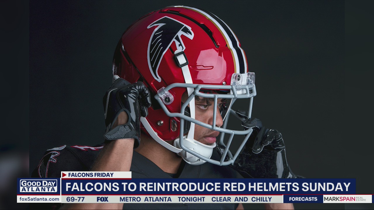 Iconic red helmet returns for Falcons in Week 6 matchup