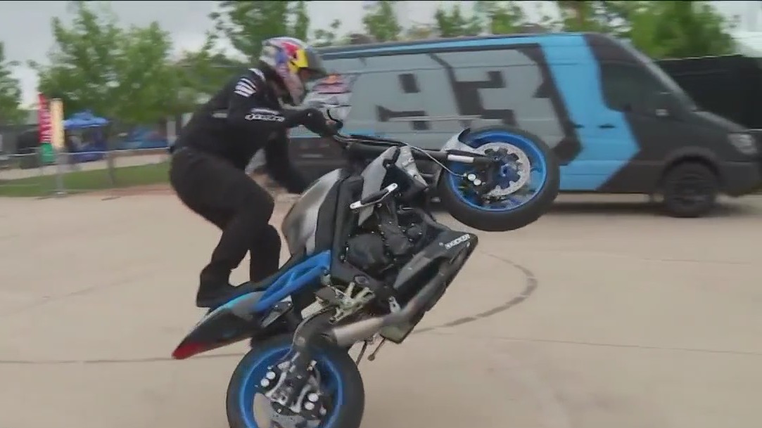 Street freestyle motorbike rider Aaron Colton talks ahead of MotoGP at COTA