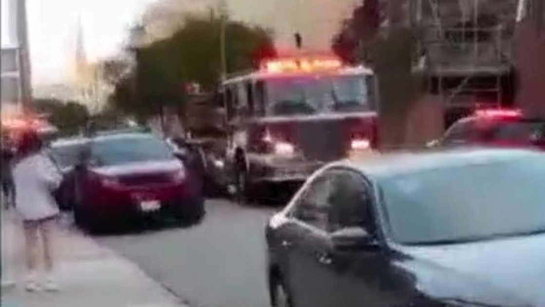 Underground vault fire in San Francisco Pacific Heights neighborhood