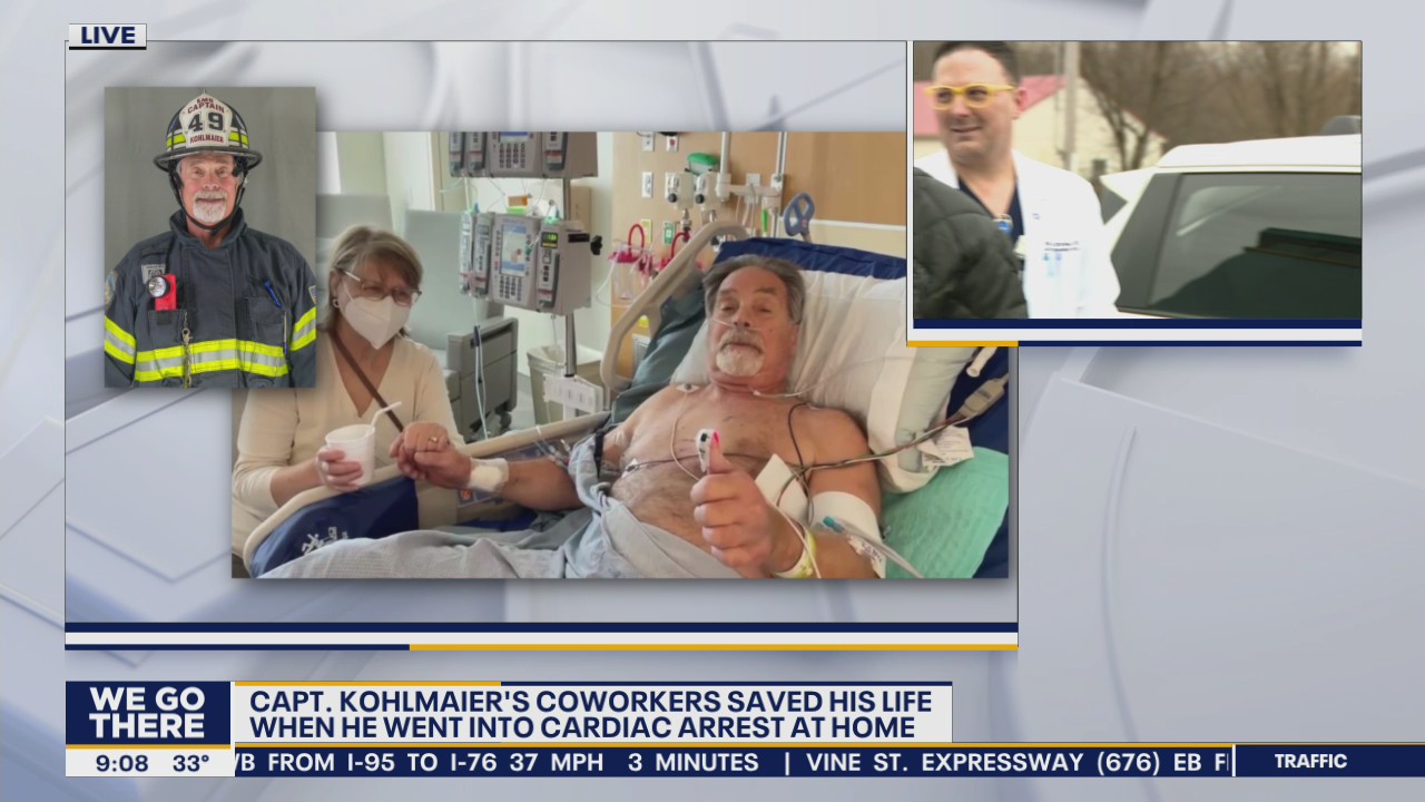 Chester County volunteer firefighter gets surprise homecoming from hospital