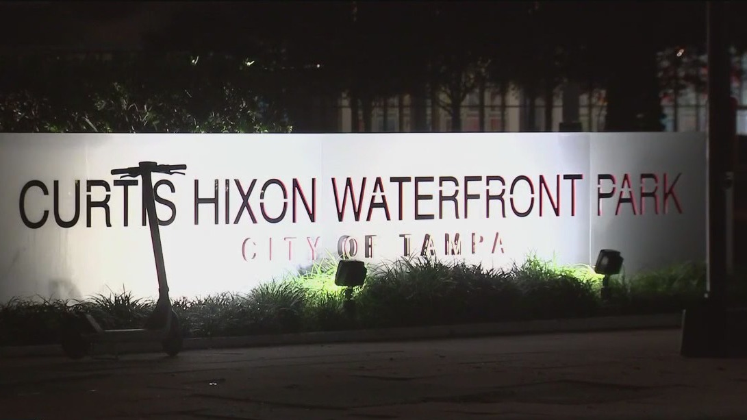 Police monitoring Curtis Hixon Park