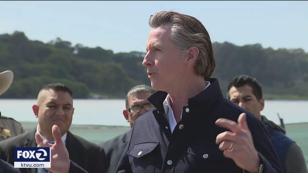 Newsom tours flood-ravaged Monterey County, promises funding for help