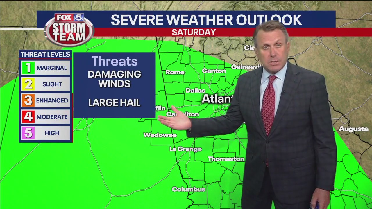 Friday evening forecast update