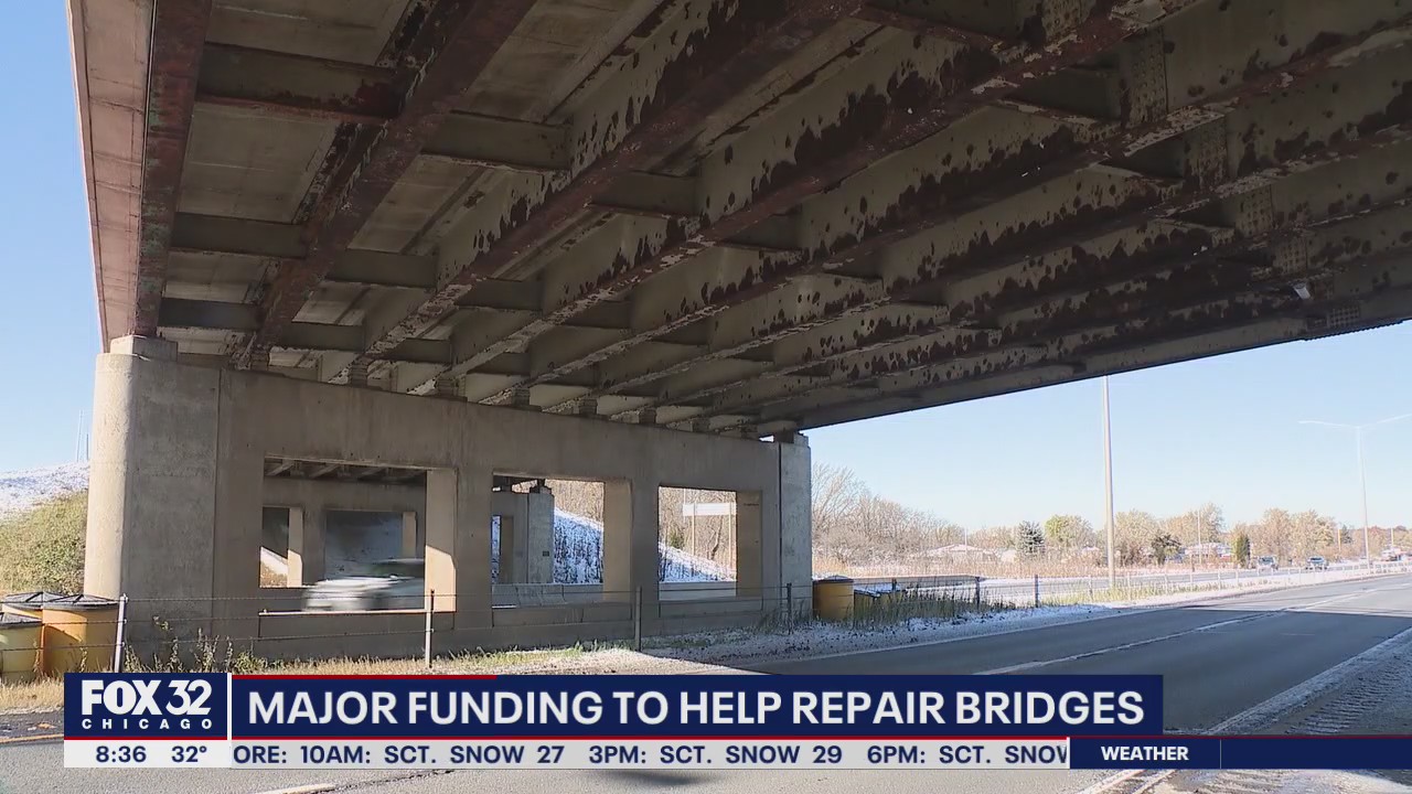 Major funding announced to restore Illinois crumbling bridges