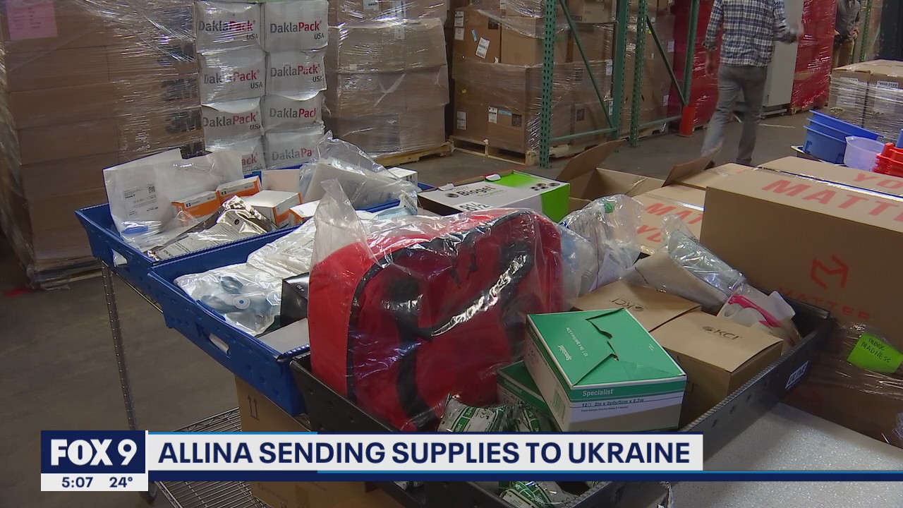 Allina Health sending supplies to Ukraine