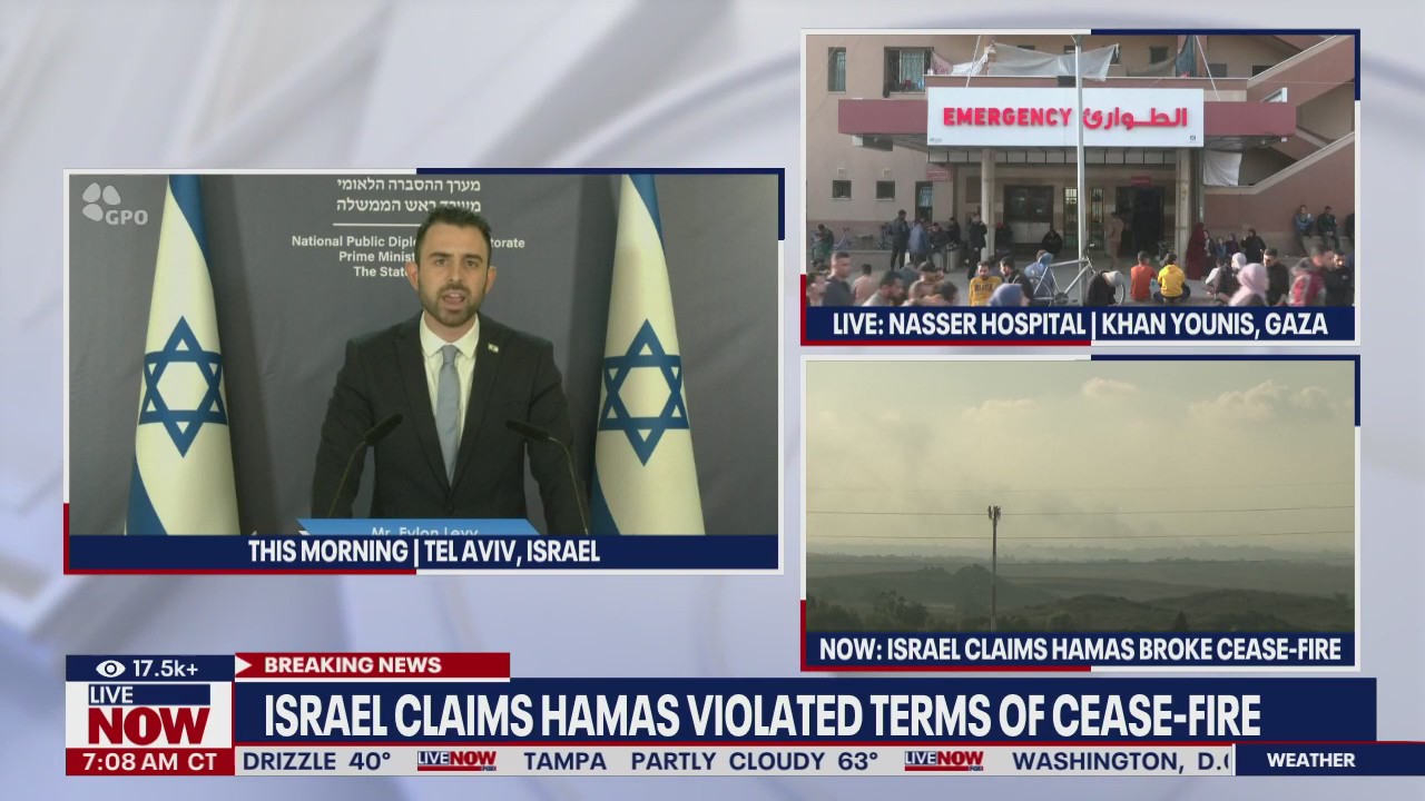 Ceasefire deal violated: Israeli Govt. update