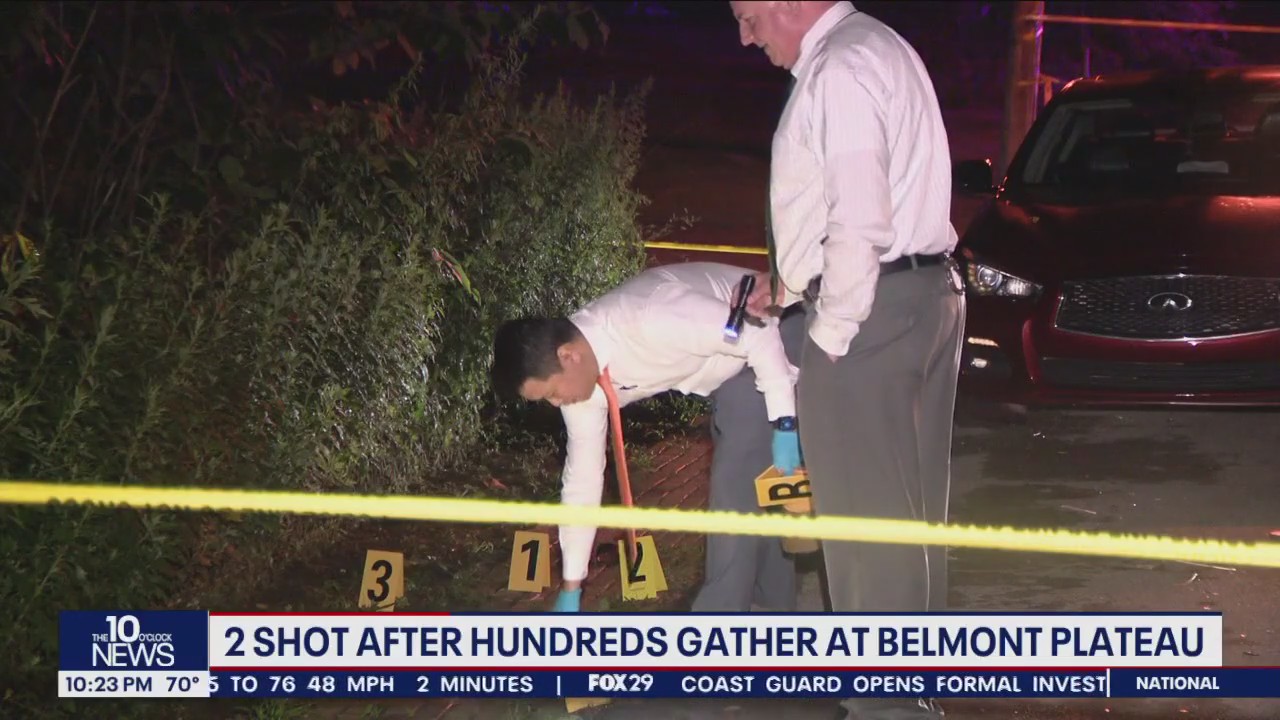 2 injured after Belmont Plateau shooting