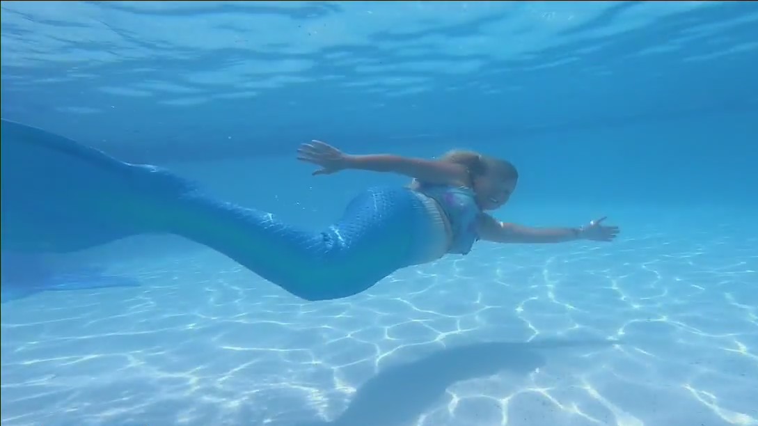 'Mermaiding' provides underwater escape