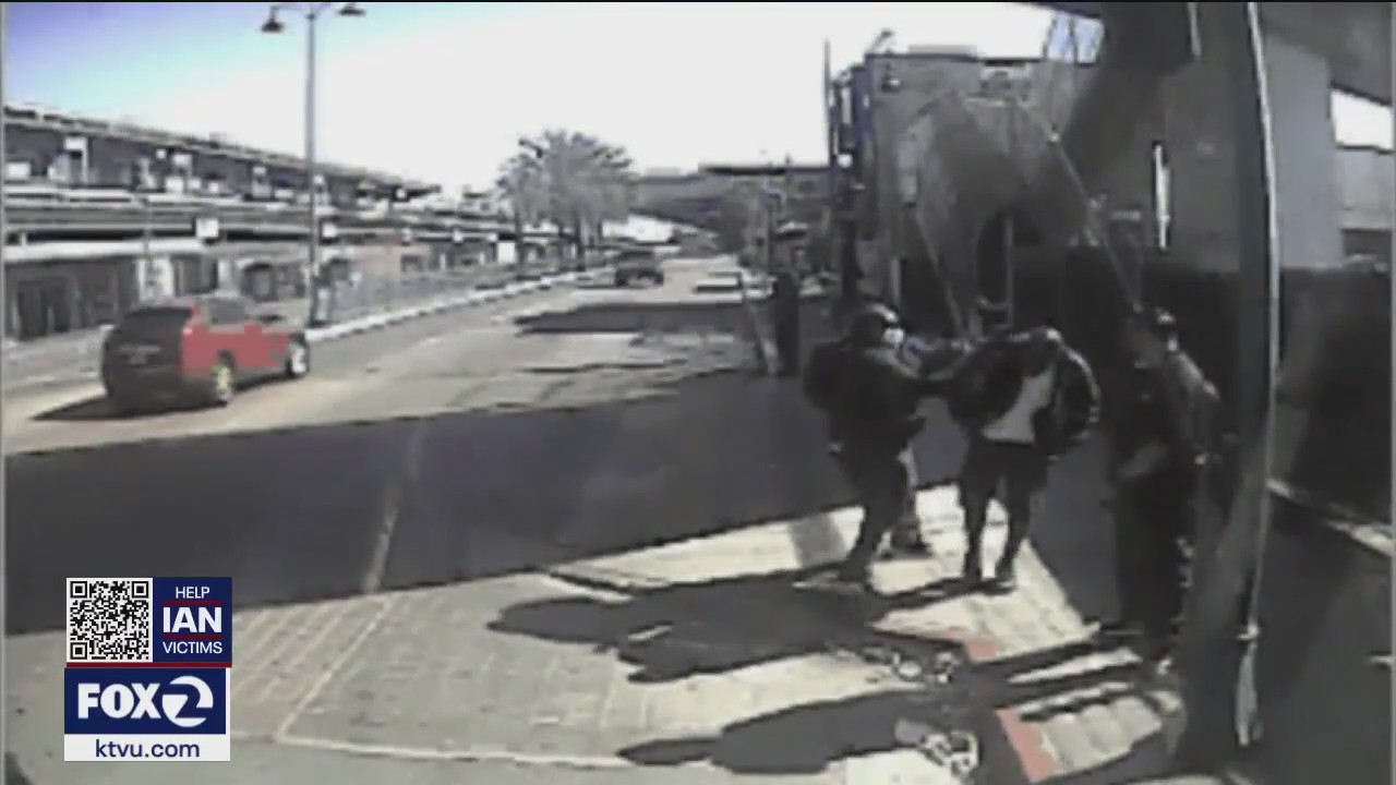 Woman seen on video attacking Oakland bus driver with hammer