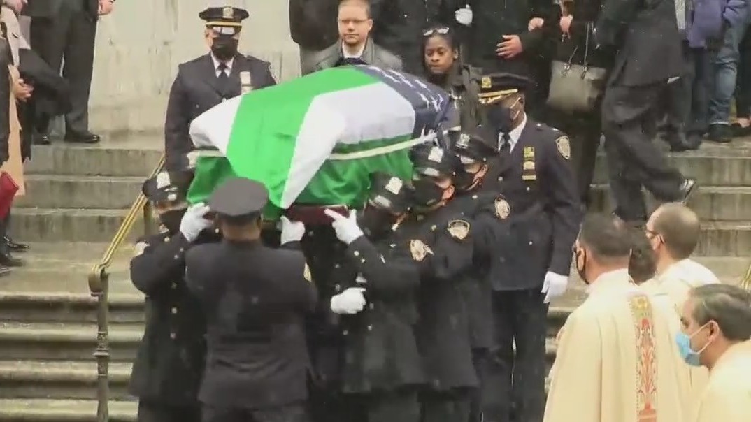 NYPD Officer Jason Rivera funeral service