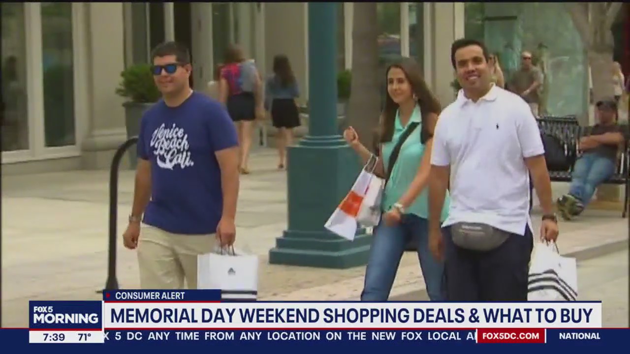 Shopping deals around Memorial Day