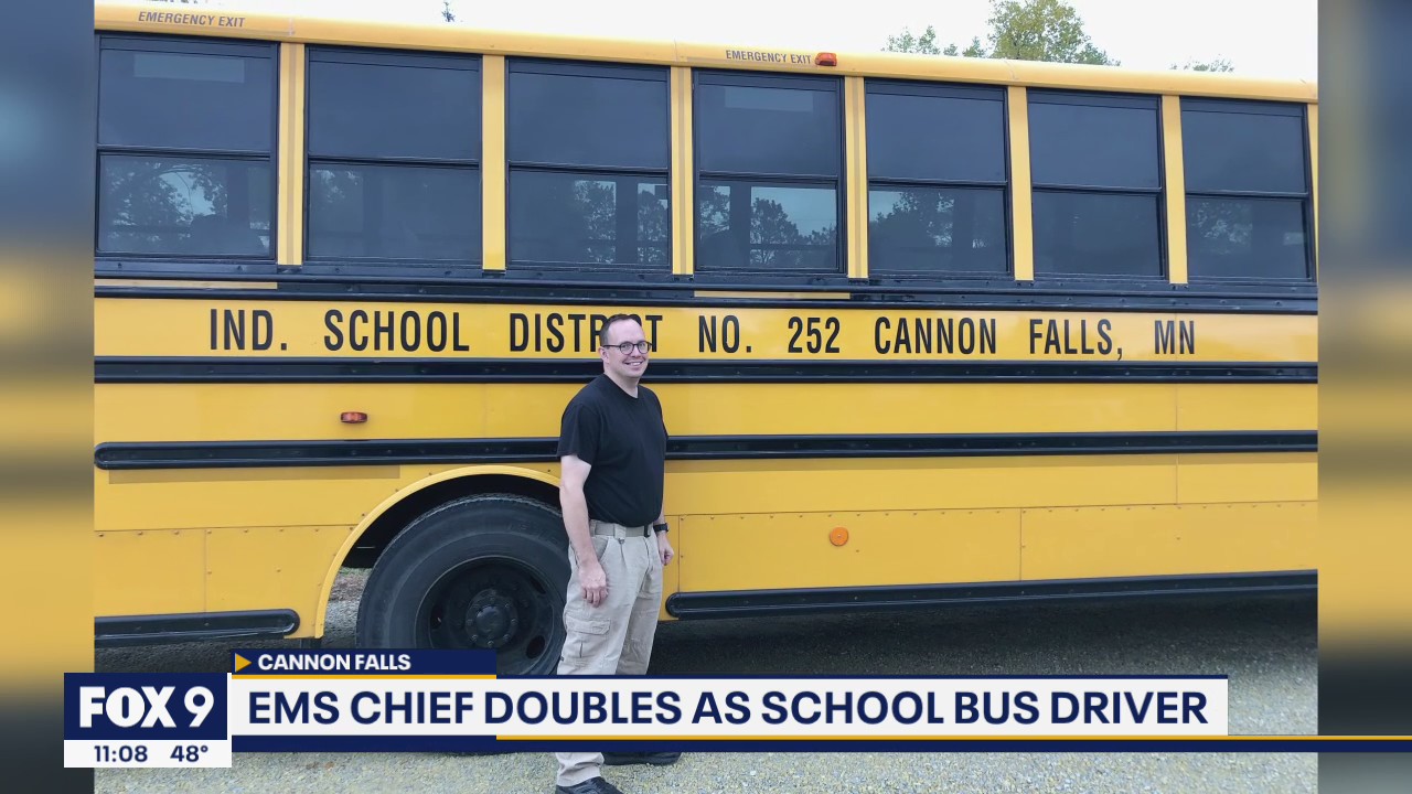 Cannon Falls EMS chief becomes the school district's newest bus driver amid shortage