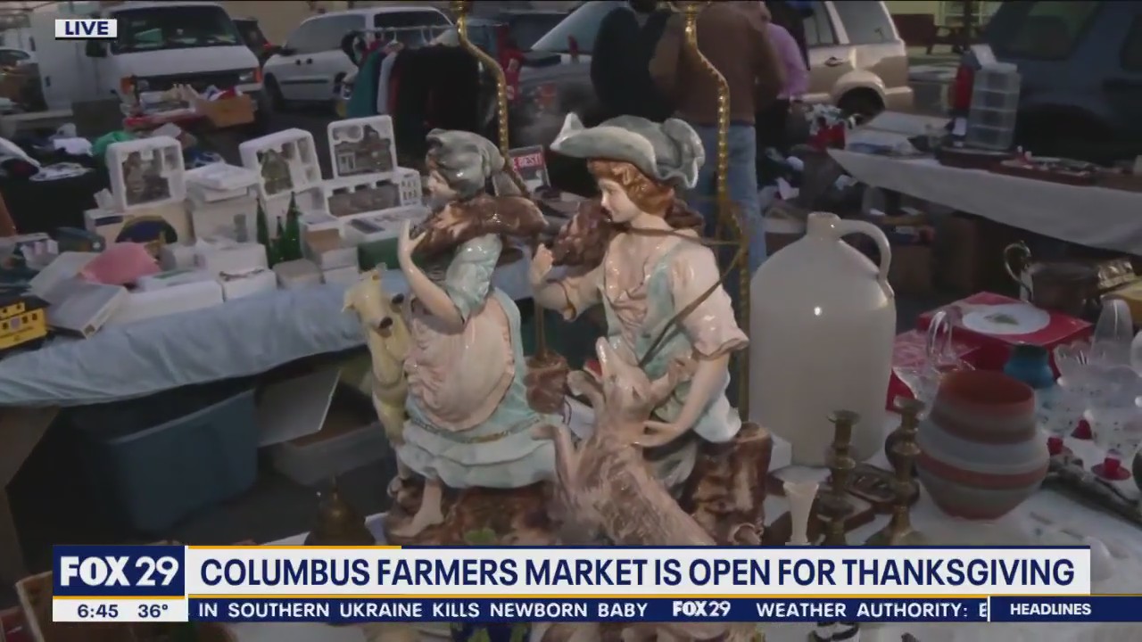 Columbus Farmer's Market open for Thanksgiving