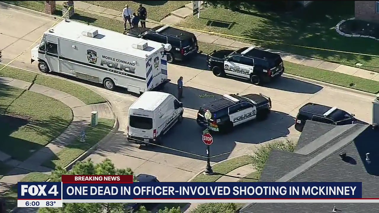 McKinney police: Man shot dead after pointing gun at officers