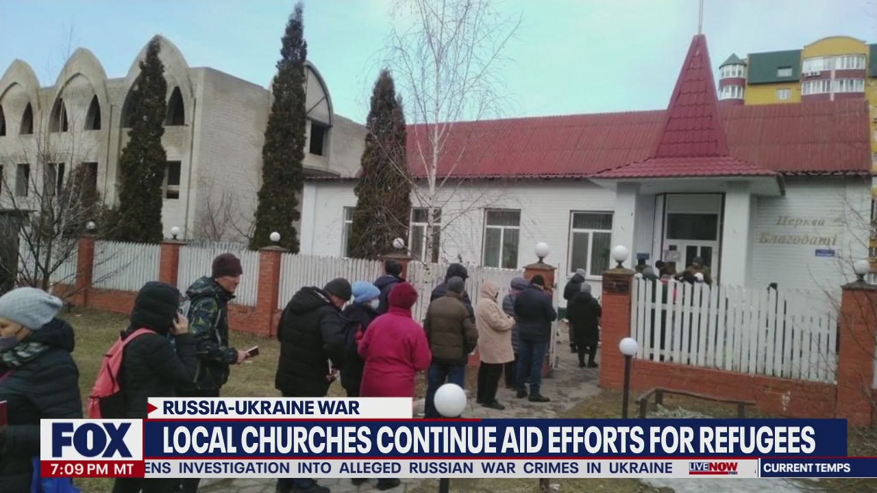 Ukraine refugee crisis: Bombings, food shortages hit Ukrainian neighborhoods, churches offer help