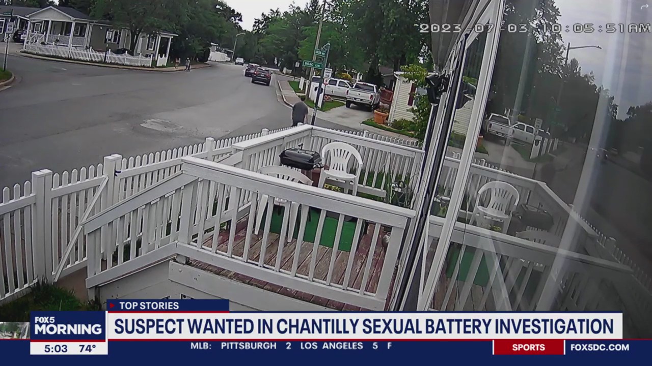 Suspect wanted in Chantilly sexual battery investigation