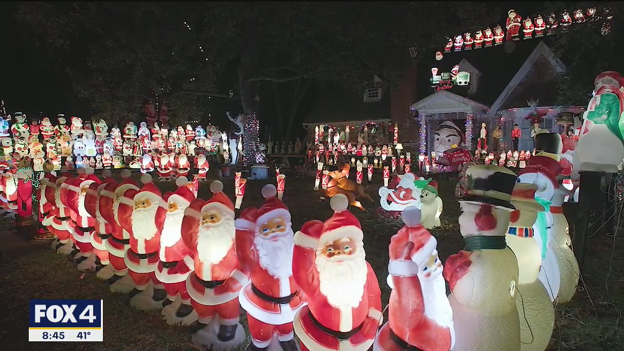 Dallas man's Santa display an annual tradition for many
