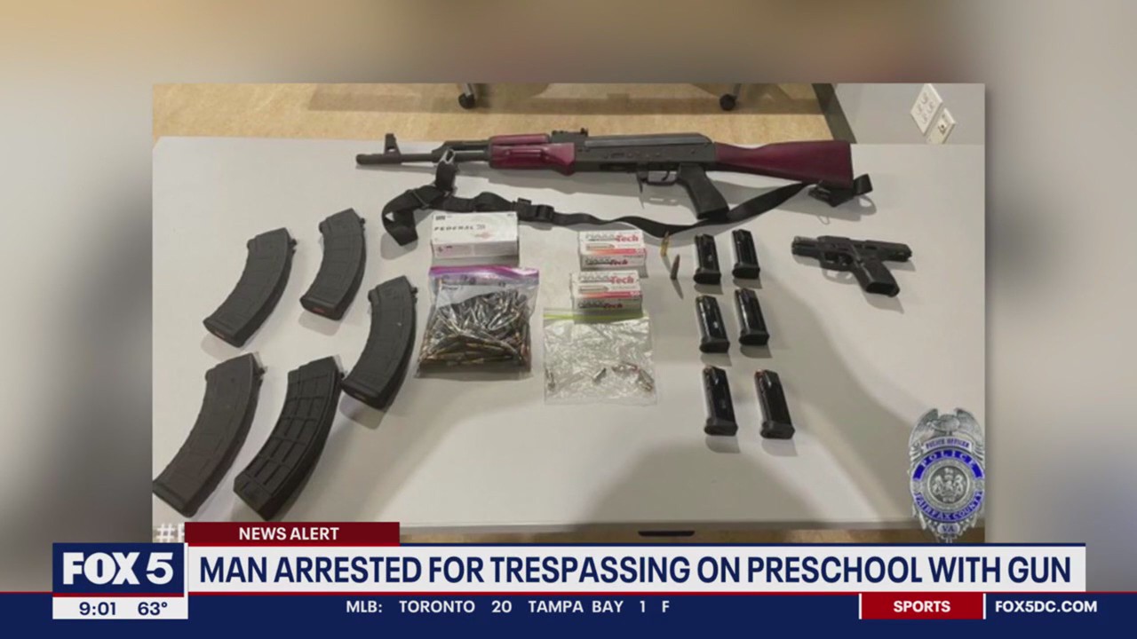 Florida man arrested near Virginia preschool