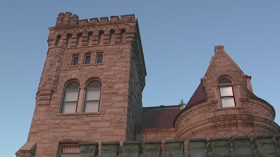 Are you brave enough to explore the famed "Castle on Peachtree" after dark?