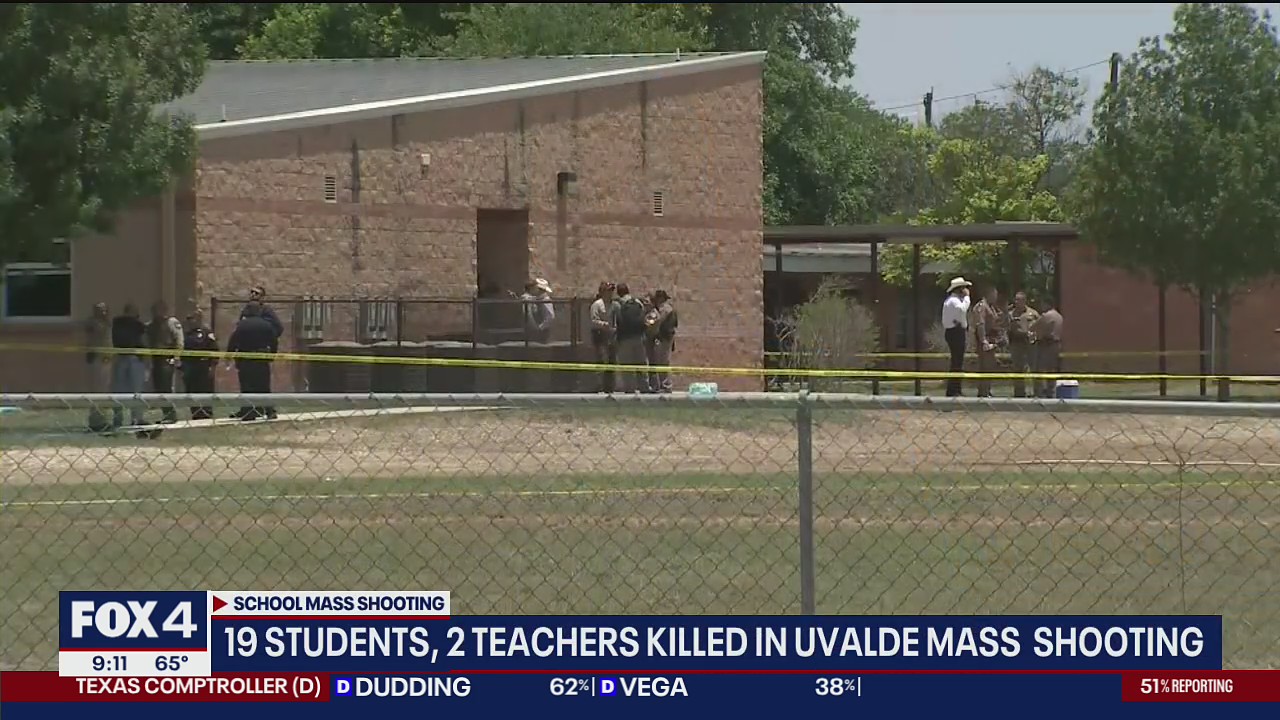 Texas school shooting: 19 children, 2 adults killed before gunman shot