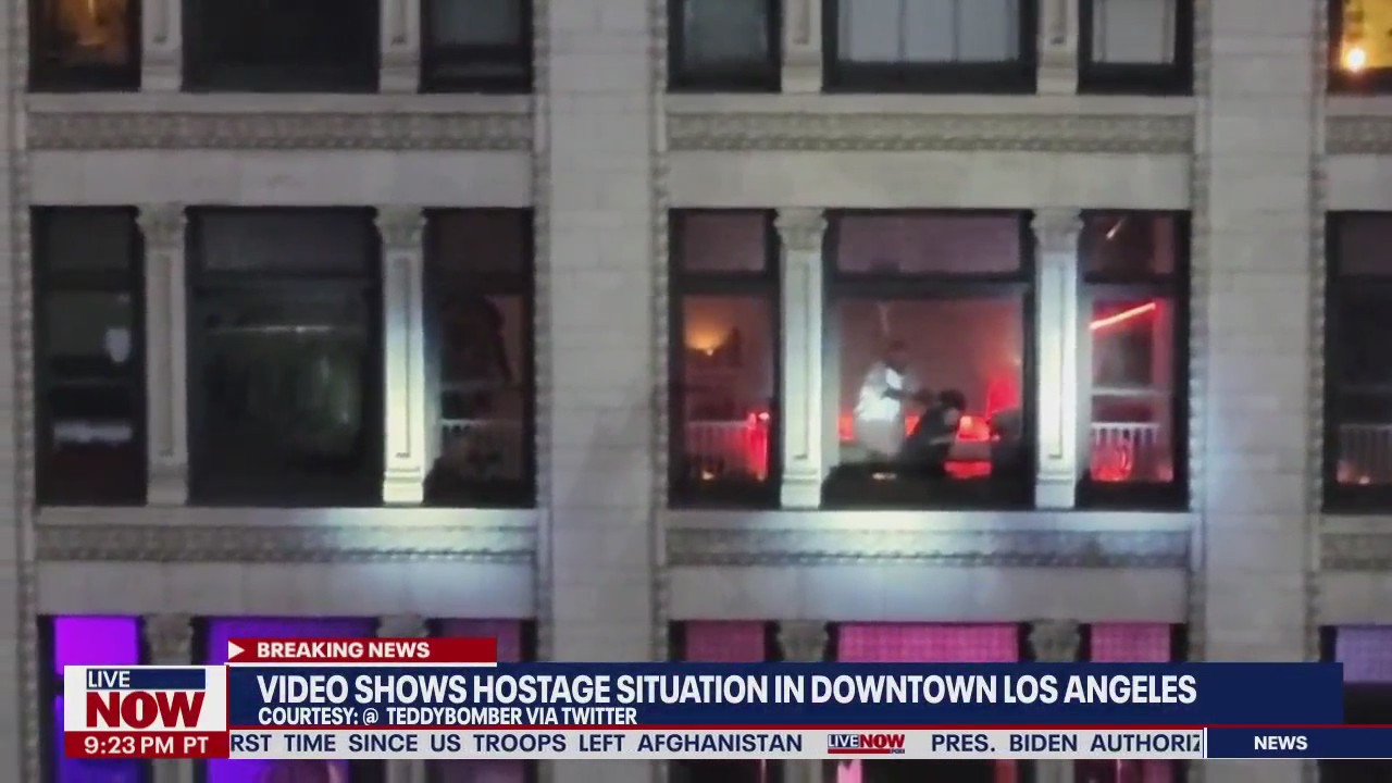 Viewer discretion advised: Video shows hostage situation in Downtown Los Angeles