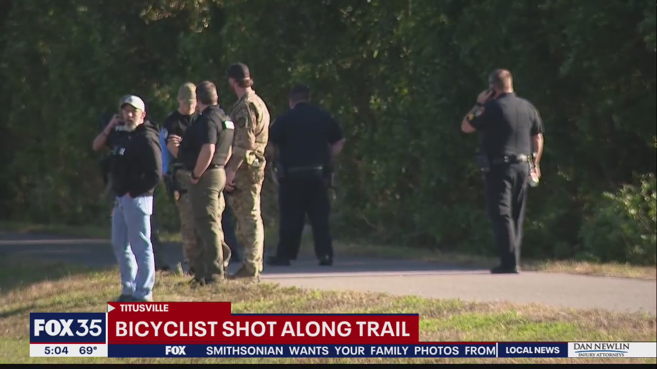 Man fatally shot while on riding bike along Titusville bike trail