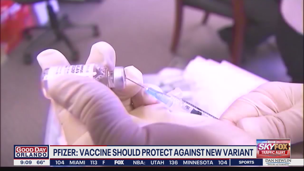 Pfizer: Vaccine should protect against new variant