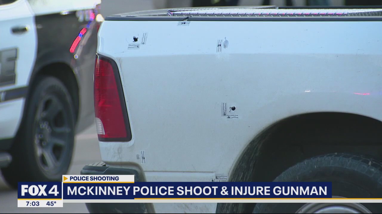 McKinney police injure gunman threatening suicide
