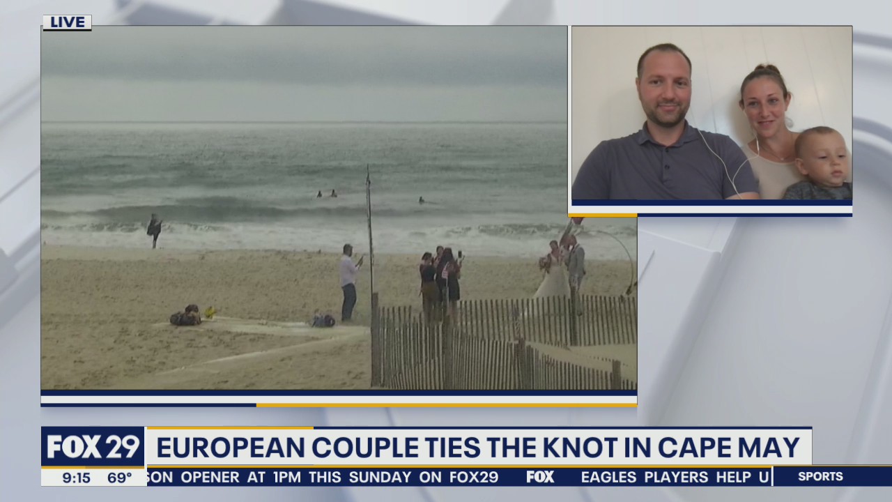 Couple gets married in Cape May during storms