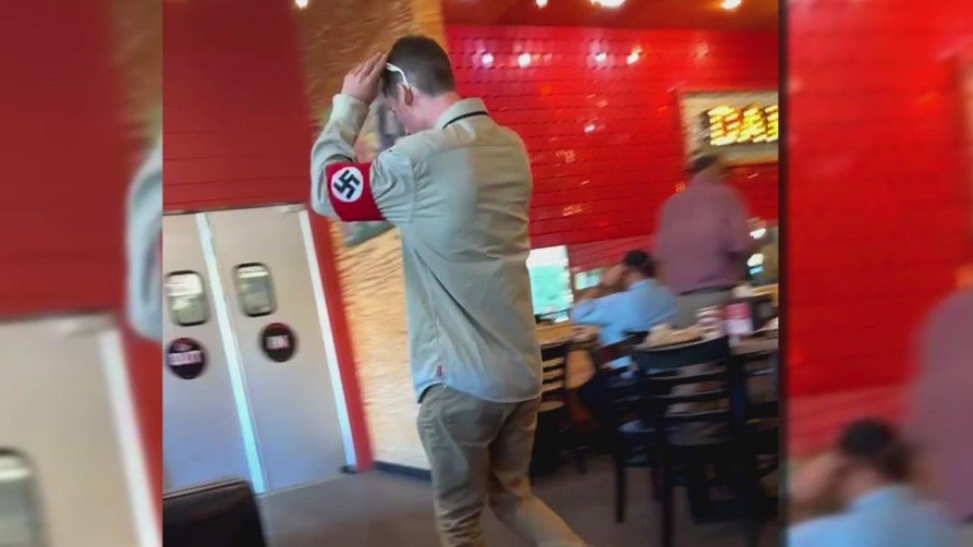 Fort Worth woman confronts group with Nazi armbands