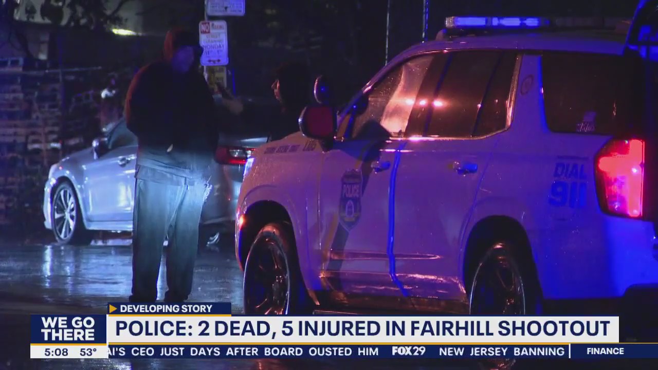 2 dead, 5 hurt in Philadelphia shootout: police