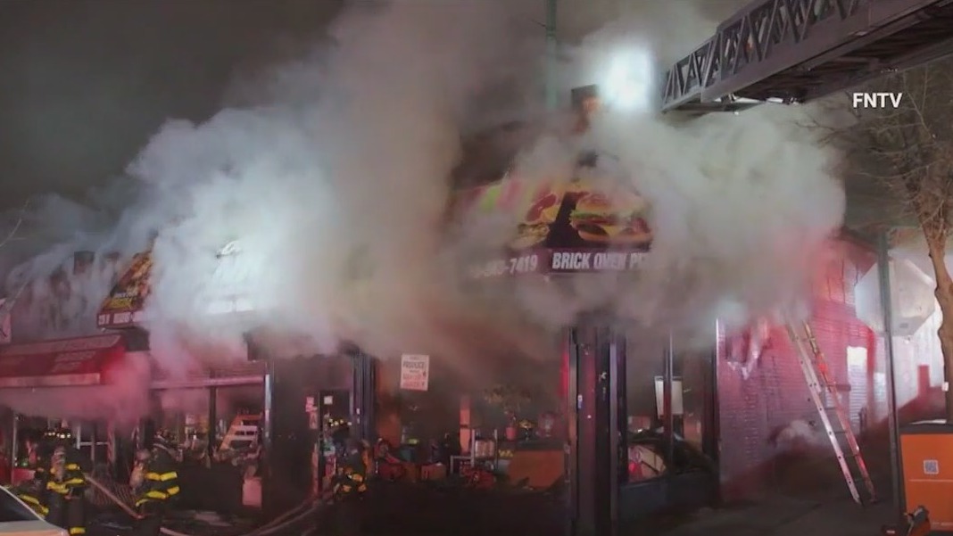 Fire destroys several Bronx stores