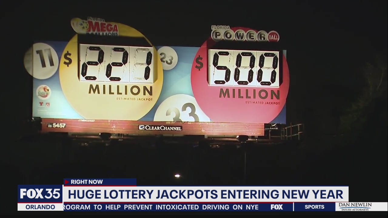 Huge lottery jackpots entering new year