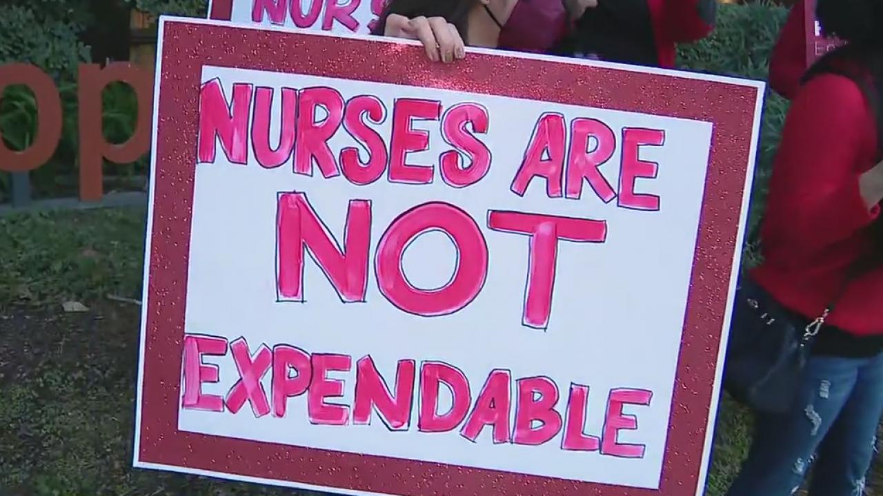 SoCal nurses taking part in National Day of Action