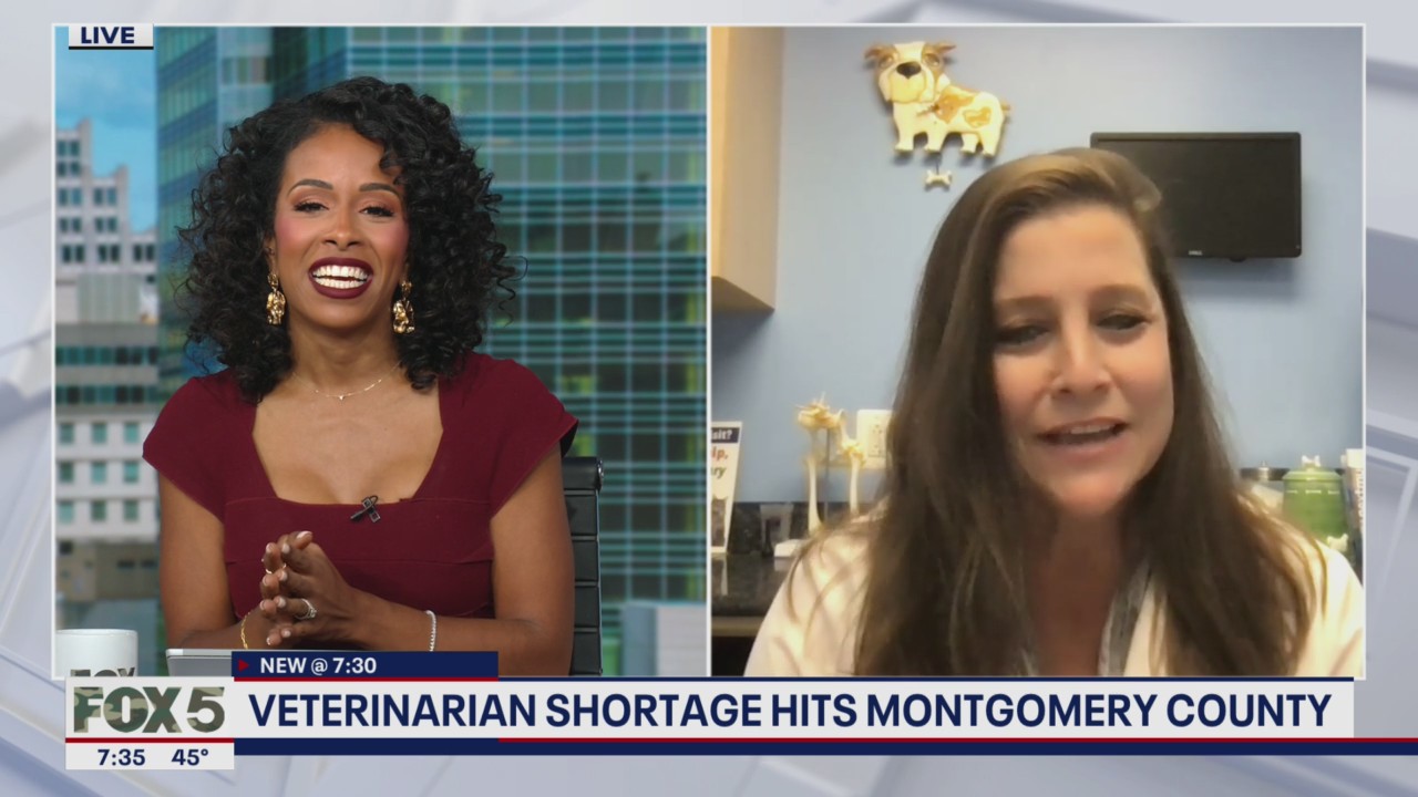 Surge of new pet owners leading to shortage of veterinarians in Montgomery County
