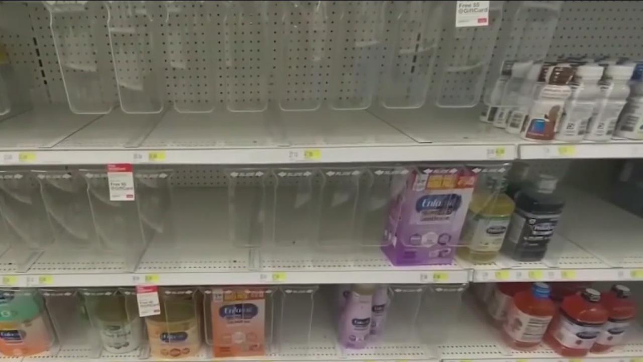 Baby formula shortage hits 'crisis' level