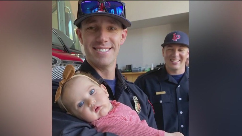 Baby reunites with Livermore-Pleasanton firefighters who saved her life